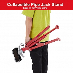 Переноска складной регулируемой роликовой опоры для труб Remmers Mantis 1/8-12