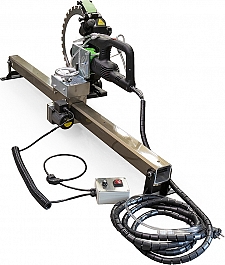 Применение автоматической ручной электрической направляющей шины для кольцерезов Diamaster Automatic 1500 мм